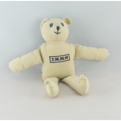 Doudou ours bleu jeans IKKS 