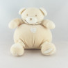 Doudou lapin boule beige TARTINE ET CHOCOLAT 
