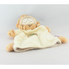 Doudou plat lion jaune orange jungle BENGY