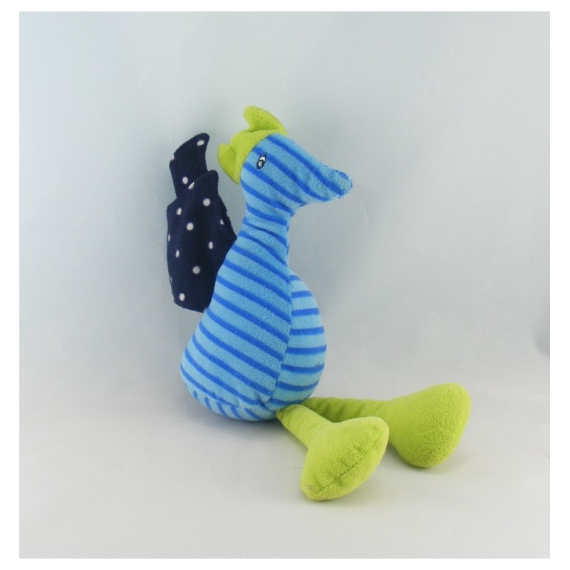 Doudou musical girafe bleu rouge IKEA