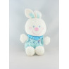 Doudou lapin blanc jaune abeille NICOTOY NEUF