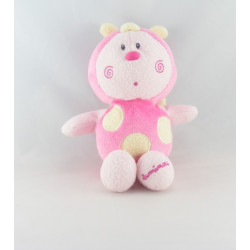 Doudou papillon rose LUMINOU