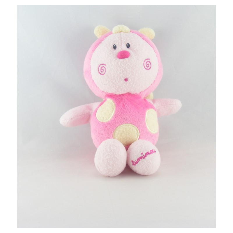 Doudou papillon rose LUMINOU