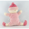 Doudou lutin baby corolle rose grenadine Corolle