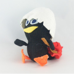 Doudou poussin noir coquille CALIMERO