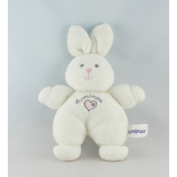 Doudou lapin blanc Luminou 