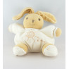 Mini Doudou lapin blanc soleil beige KALOO ECOLOGIQUE