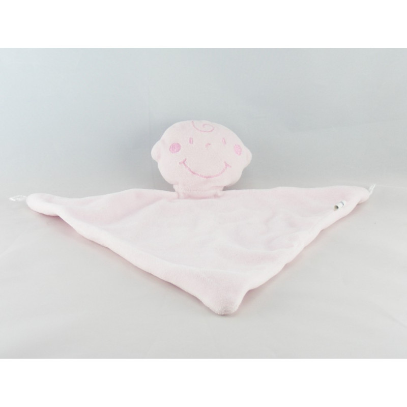 Doudou plat lutin enfant bleu AUCHAN