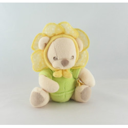 Doudou ourson jardin Nature Bearries Fleur