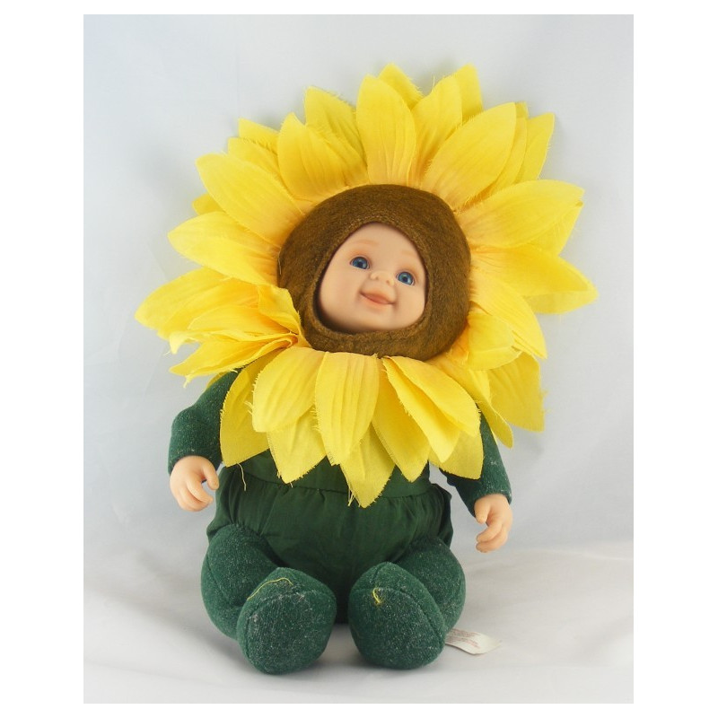 Poupée Tournesol fleur ANNE GEDDES 30 cm 