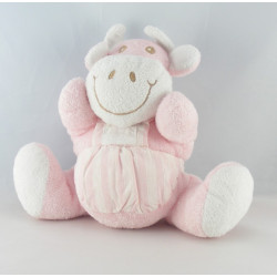 Doudou boule girafe vache bleu TARTINE ET CHOCOLAT