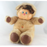 Ancienne Peluche ours beige Nombrilou AJENA PAMPERS