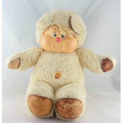 Ancienne Peluche ours beige Nombrilou AJENA PAMPERS