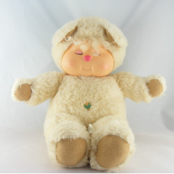 Ancienne Peluche ours beige écru Nombrilou AJENA PAMPERS