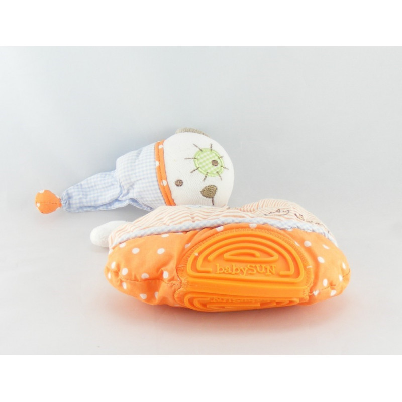 Doudou musical ours orange vert bleu Beauty Sleep BABY SUN
