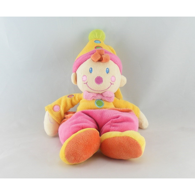 Doudou musical clown bleu NICOTOY