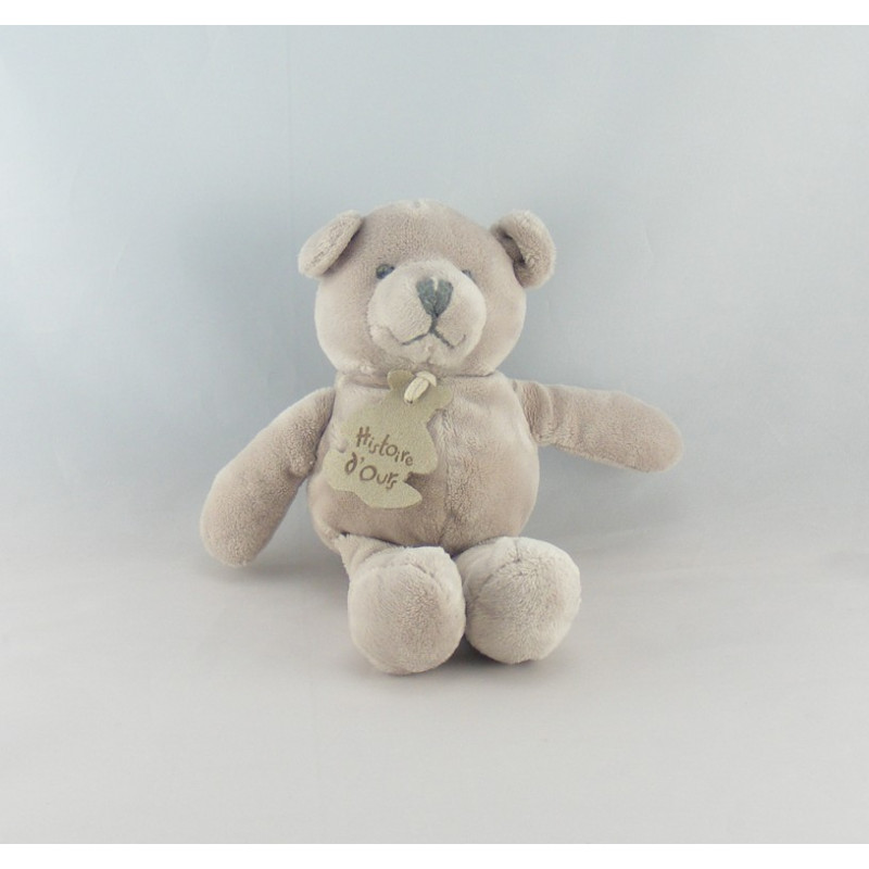 Doudou ours beige marron sac HISTOIRE D'OURS