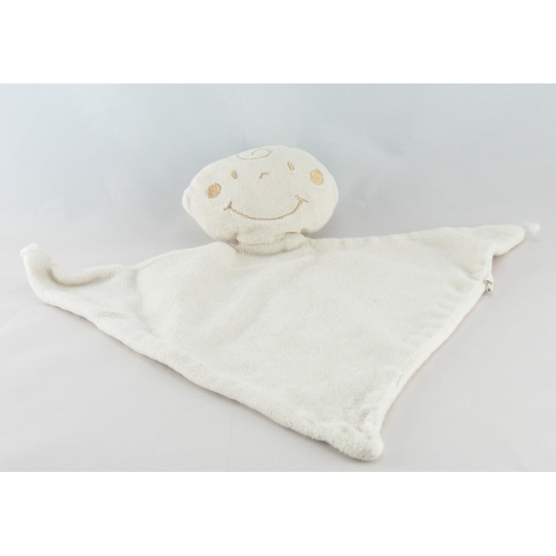 Doudou plat lutin enfant bleu AUCHAN