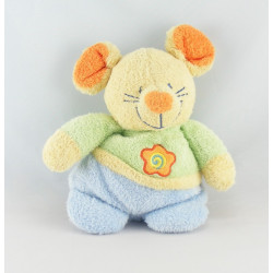 Doudou souris vert bleu étoile NICOTOY