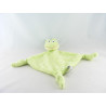 Doudou plat grenouille verte KING BEAR 