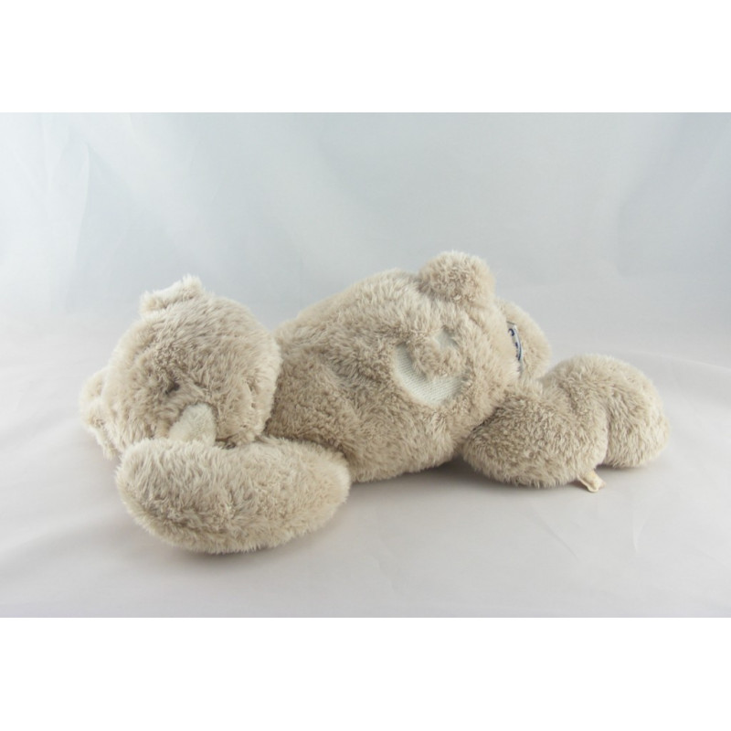 Doudou ours beige Tonton lune étoile NOUKIE'S 