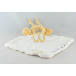 Doudou plat Lapin rose OBAIBI