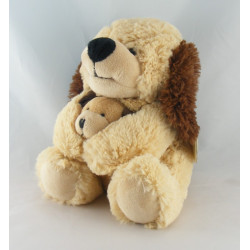 Doudou chien beige marron NICOTOY