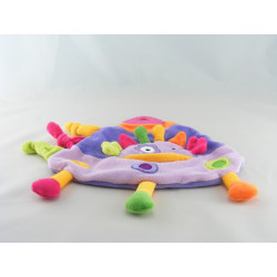 Doudou lapin blanc rose BABYSUN