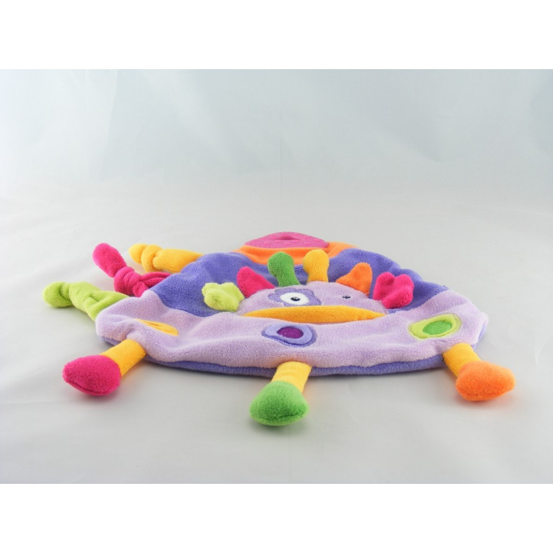 Doudou lapin blanc rose BABYSUN