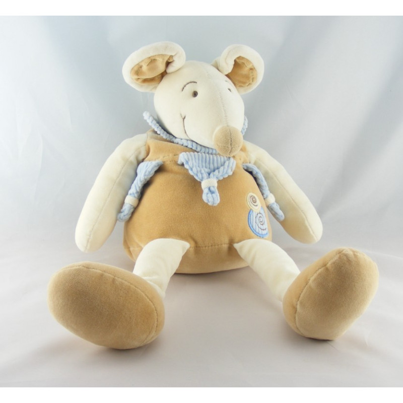 Doudou Souris beige douvelours DOUDOU ET COMPAGNIE 45 cm