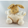 Doudou lapin blanc soleil beige KALOO ECOLOGIQUE