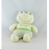 Doudou plat grenouille verte TAPE A L'OEIL