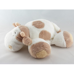 Doudou plat vache rose bleu CA CREDIT AGRICOLE