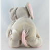 Doudou éléphant gris Doux Calins Les Jouets Tout Compte Fait