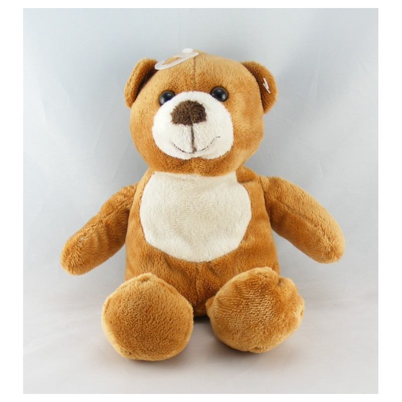 Doudou ours beige marron NICOTOY