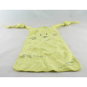 Doudou plat lapin gris rayé MILLERAIES PETIT BATEAU 