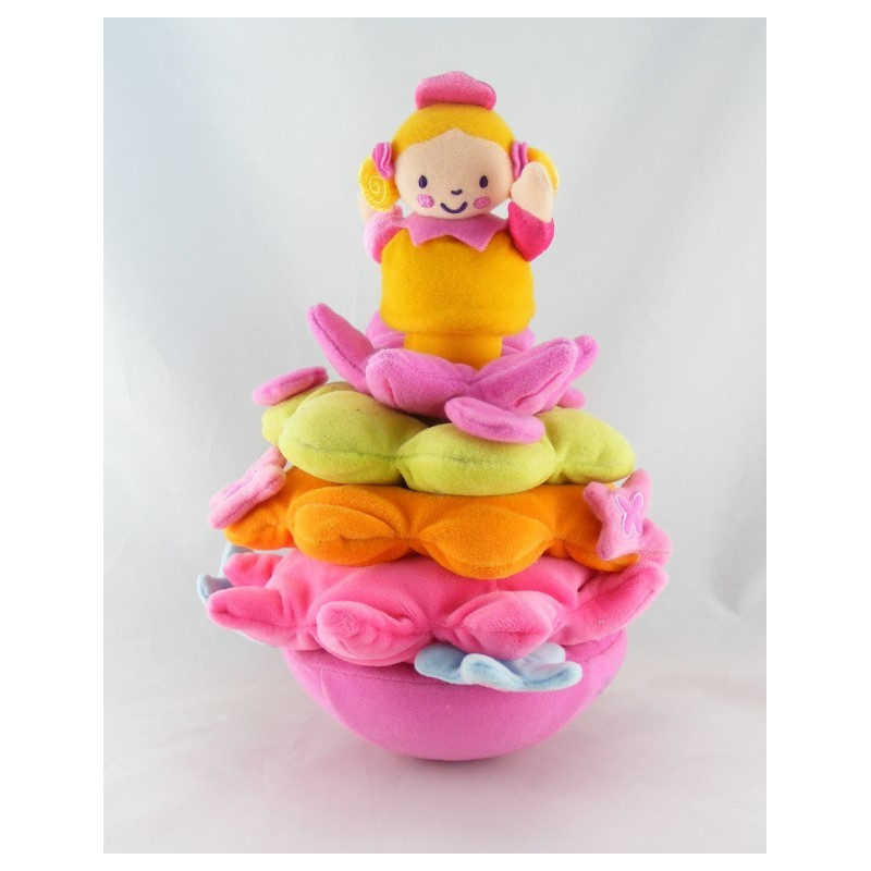 Doudou marionnette reine fée bleu Katherine Roumanoff VERBAUDET