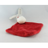 Doudou plat souris rouge SUCRE D'ORGE