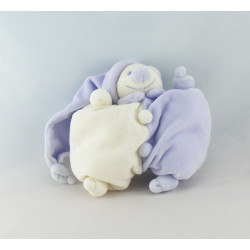Doudou semi plat ours clown mauve JOLLYBABY