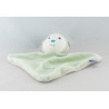 Doudou plat hibou rose blanc SUCRE D'ORGE