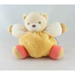 Doudou ours boule orange KALOO