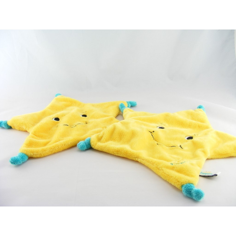 Doudou plat étoile jaune PAMPERS 