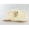 Doudou plat carré ours beige ORCHESTRA