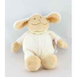 Doudou mouton agneau blanc beige BENGY