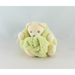 Doudou petit ours Plume vert KALOO
