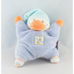 Doudou canard beige bleu orange NATTOU