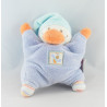 Doudou canard beige bleu orange NATTOU
