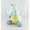 Doudou dragon jaune vert NICOTOY