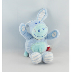 Doudou ane cheval lapin bleu TEX