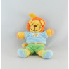 Doudou lion vert bleu MA PTITE TRIBU